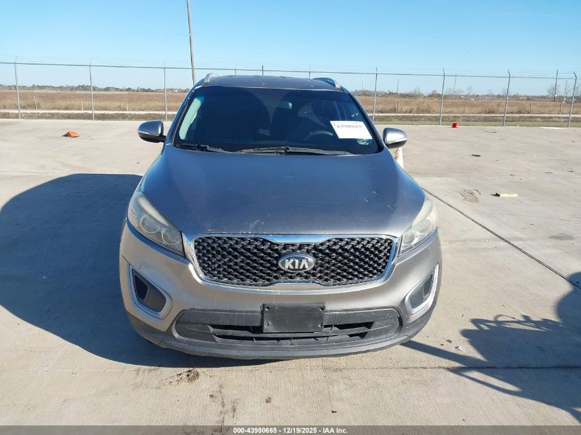 2018 Kia Sorento 3.3L Lx VIN: 5XYPG4A57JG354623 Lot: 43980665