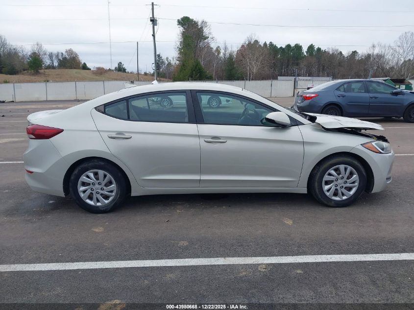 2017 Hyundai Elantra Se VIN: KMHD74LFXHU095459 Lot: 43980668