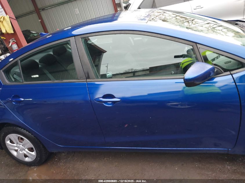 2017 Kia Forte Lx VIN: 3KPFK4A70HE161569 Lot: 43980669