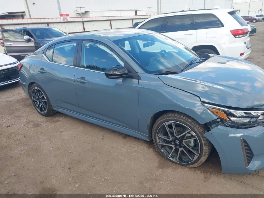 2025 Nissan Sentra Sr VIN: 3N1AB8DV2SY294595 Lot: 43980670