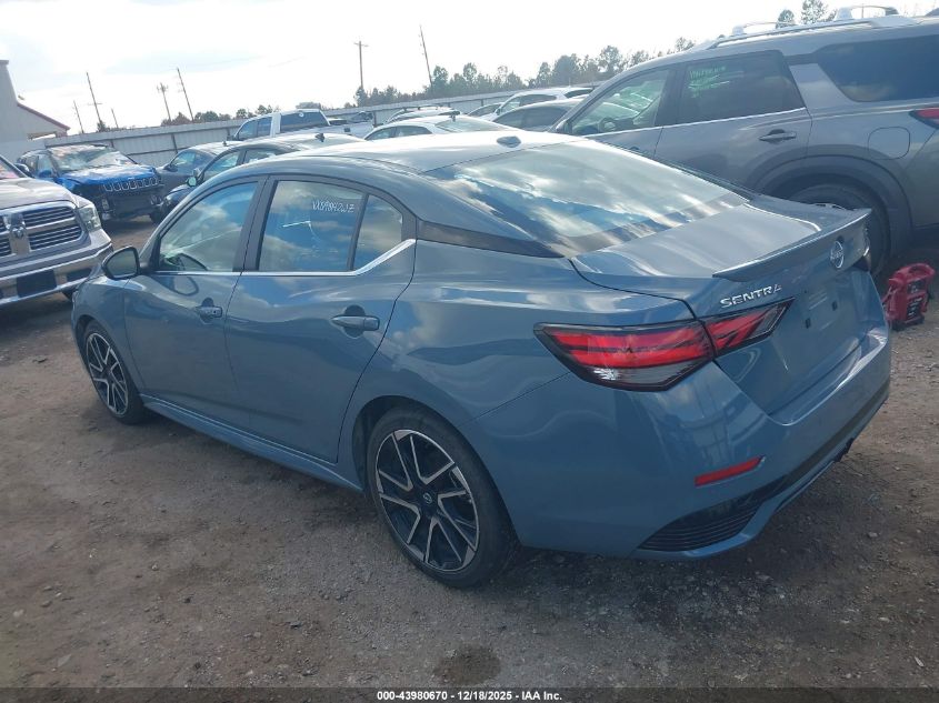 2025 Nissan Sentra Sr VIN: 3N1AB8DV2SY294595 Lot: 43980670