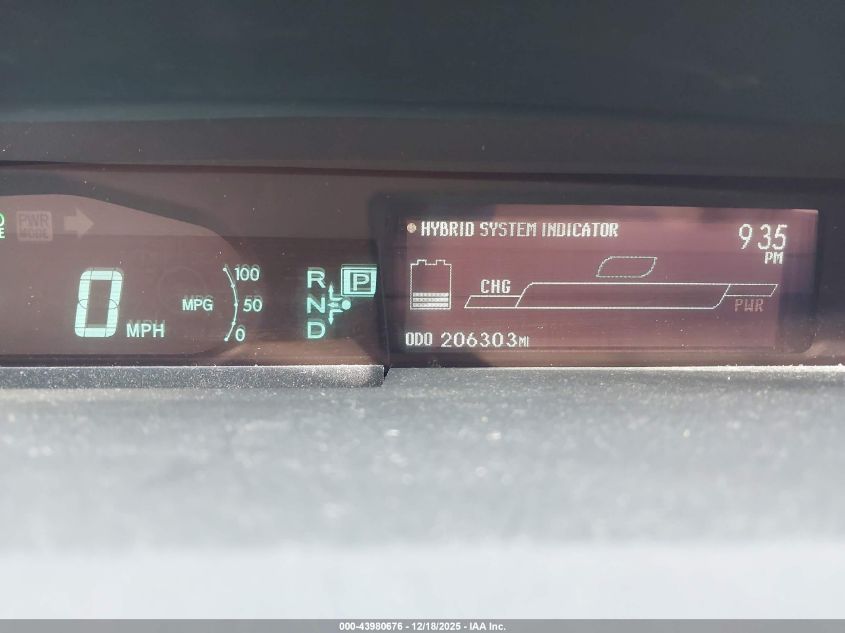 2010 Toyota Prius Iv VIN: JTDKN3DU7A1003448 Lot: 43980676