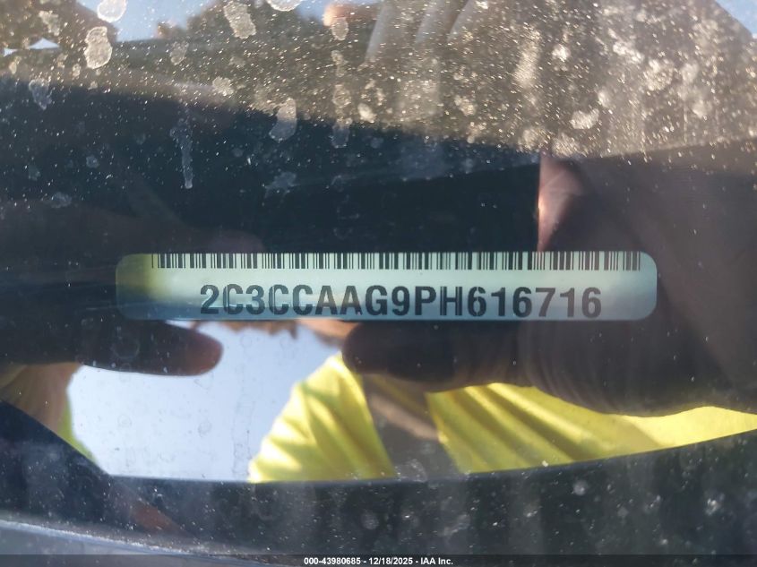 2023 Chrysler 300 Touring VIN: 2C3CCAAG9PH616716 Lot: 43980685