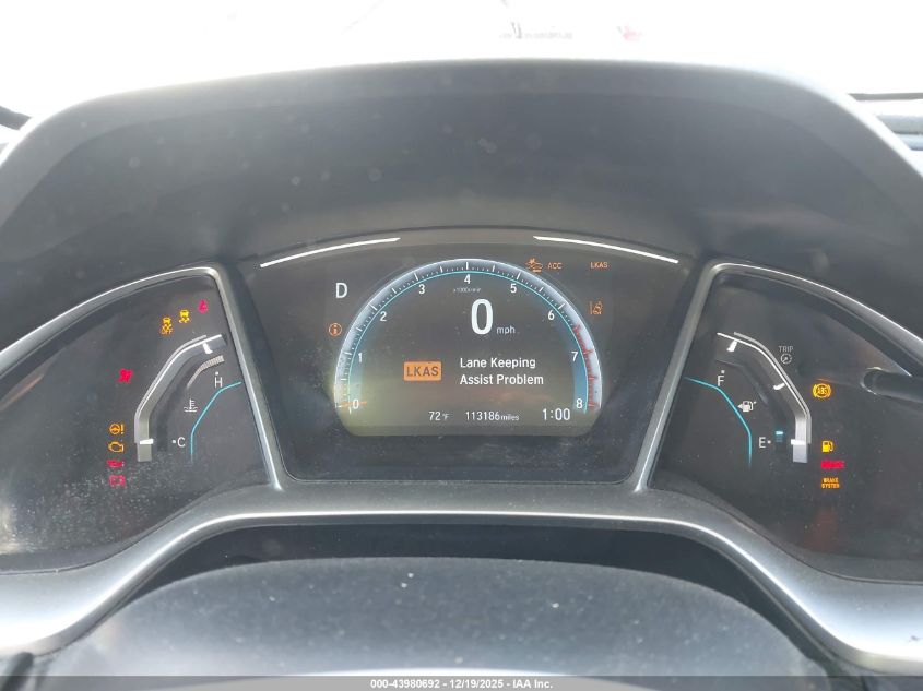 2019 Honda Civic Ex VIN: 19XFC1F37KE217175 Lot: 43980692