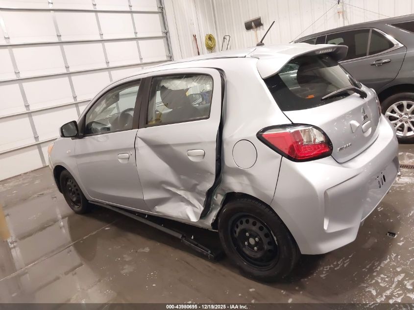 2022 Mitsubishi Mirage Es/Le VIN: ML32AUHJ7NH005444 Lot: 43980695