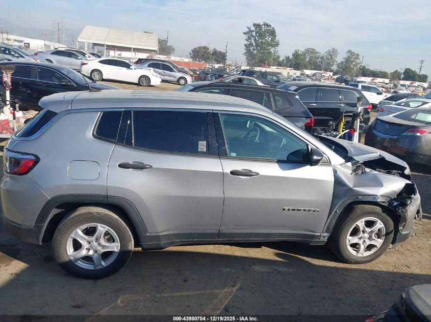 2022 Jeep Compass Sport Fwd VIN: 3C4NJCAB7NT136995 Lot: 43980704