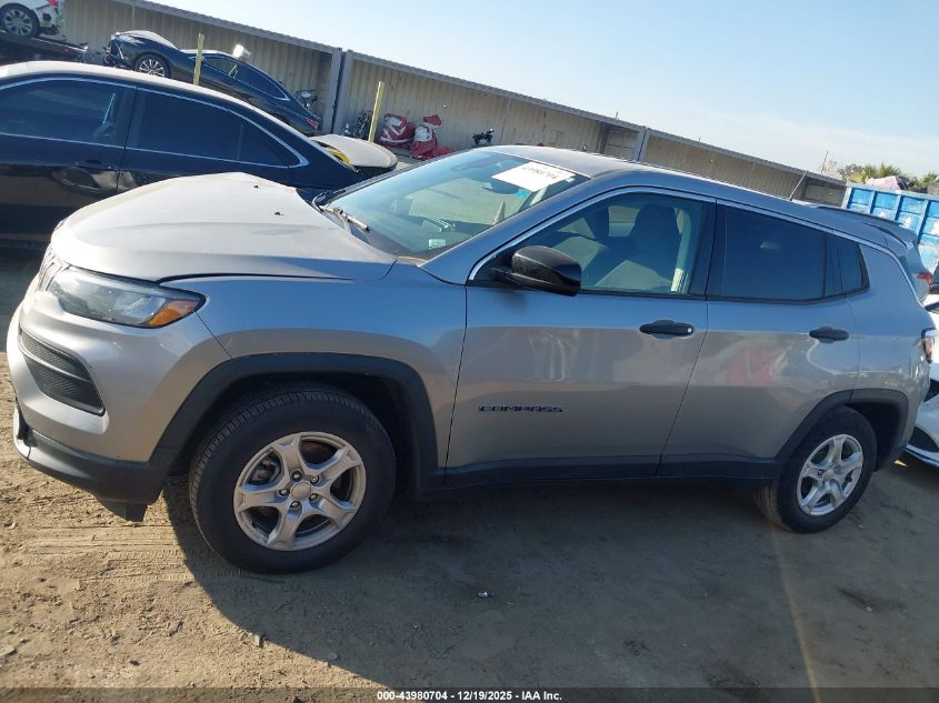 2022 Jeep Compass Sport Fwd VIN: 3C4NJCAB7NT136995 Lot: 43980704