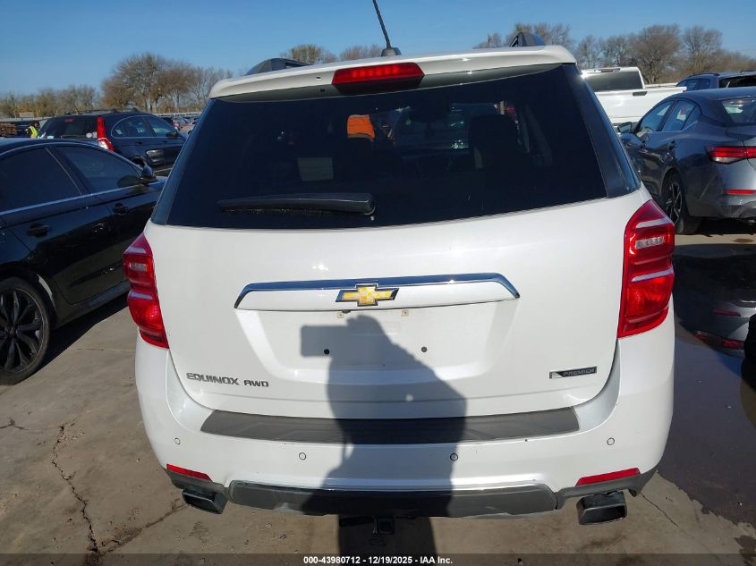 2017 Chevrolet Equinox Premier VIN: 2GNFLGE38H6175345 Lot: 43980712