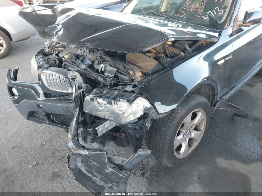 2008 BMW X3 3.0Si VIN: WBXPC93428WJ11718 Lot: 43980716