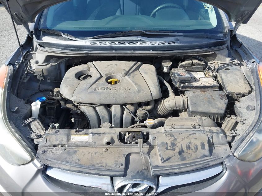 2012 Hyundai Elantra Gls VIN: 5NPDH4AE6CH133719 Lot: 43980726