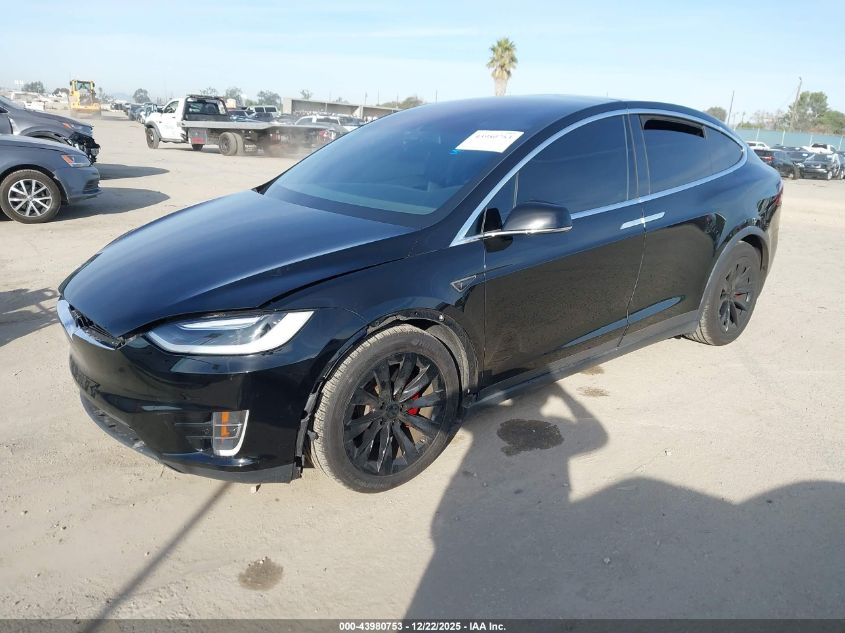 2016 Tesla Model X 60D/70D/75D/90D VIN: 5YJXCAE22GF006531 Lot: 43980753