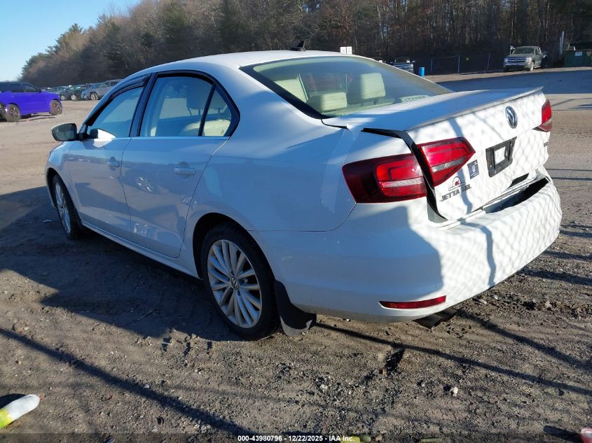 2016 Volkswagen Jetta 1.8T Sel VIN: 3VWL17AJ5GM341019 Lot: 43980796