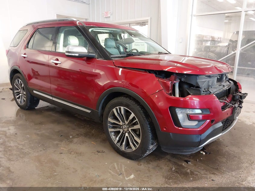 1FM5K8HT4HGE29038 2017 Ford Explorer Platinum auction photo 1