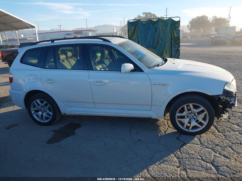 2007 BMW X3 3.0Si VIN: WBXPC93417WF15742 Lot: 43980839