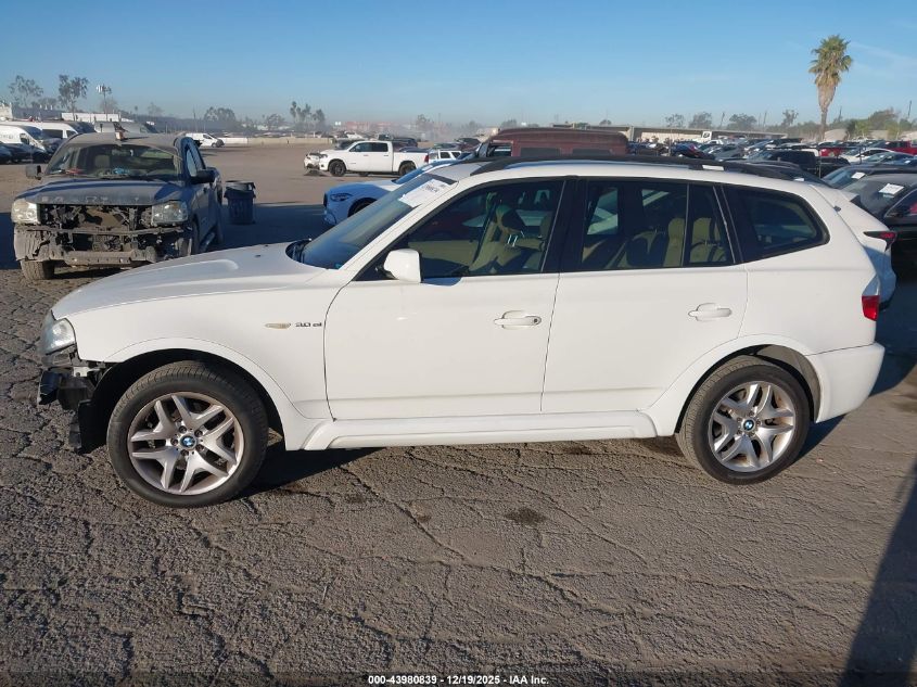 2007 BMW X3 3.0Si VIN: WBXPC93417WF15742 Lot: 43980839