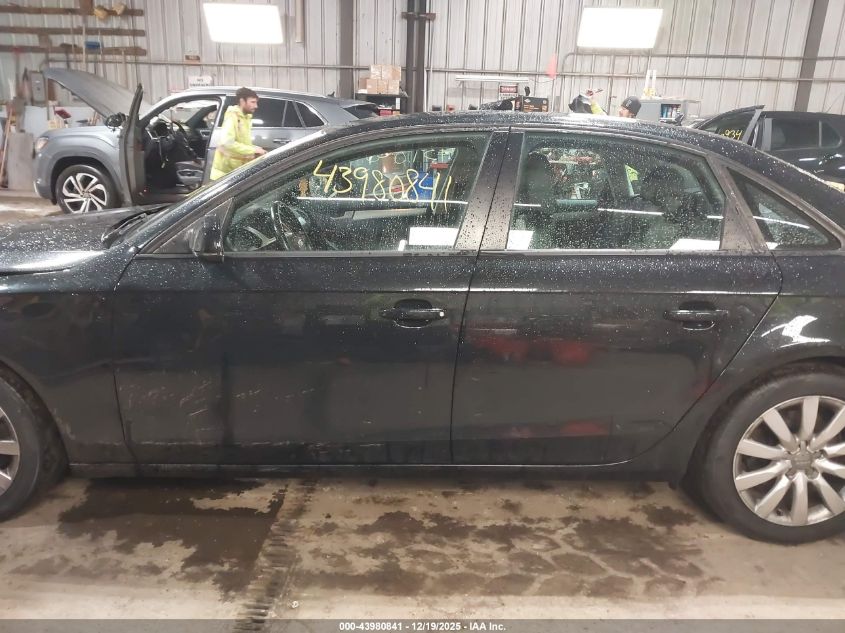 2012 Audi A4 2.0T Premium VIN: WAUAFAFL2CA118444 Lot: 43980841