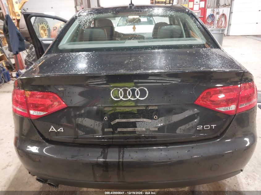 2012 Audi A4 2.0T Premium VIN: WAUAFAFL2CA118444 Lot: 43980841