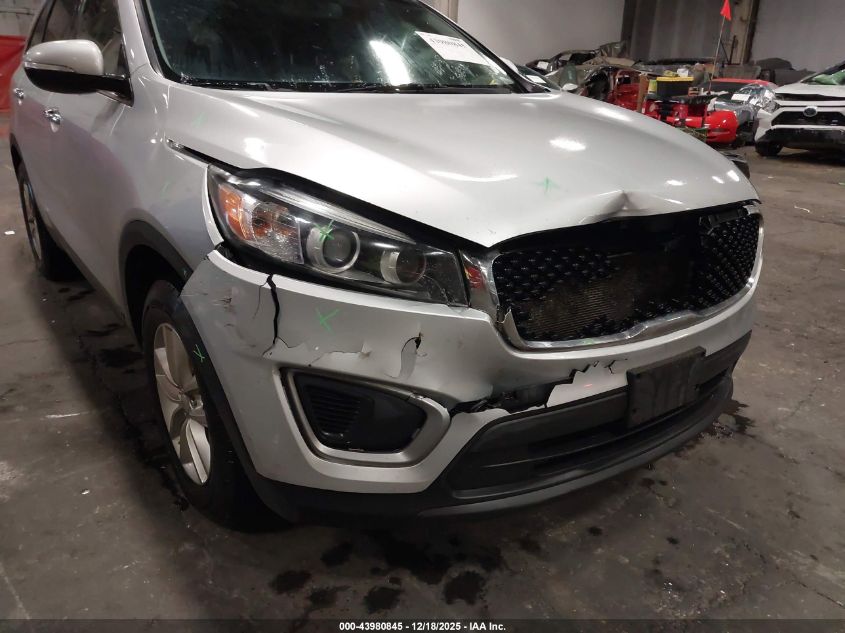 2016 Kia Sorento 2.4L Lx VIN: 5XYPGDA35GG043201 Lot: 43980845