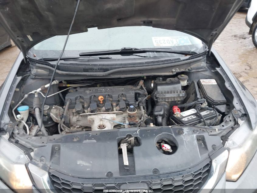 2013 Honda Civic Lx VIN: 2HGFB2F52DH545560 Lot: 43980858