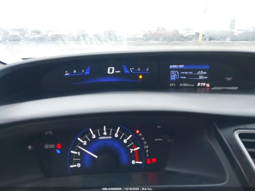 2013 Honda Civic Lx VIN: 2HGFB2F52DH545560 Lot: 43980858