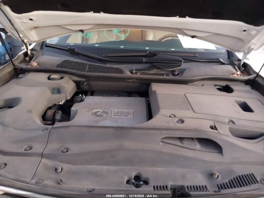 2014 Lexus Rx 450H VIN: JTJZB1BA5E2413389 Lot: 43980881