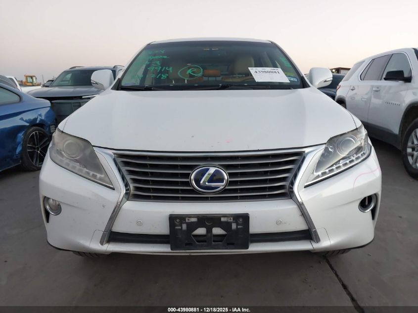 2014 Lexus Rx 450H VIN: JTJZB1BA5E2413389 Lot: 43980881