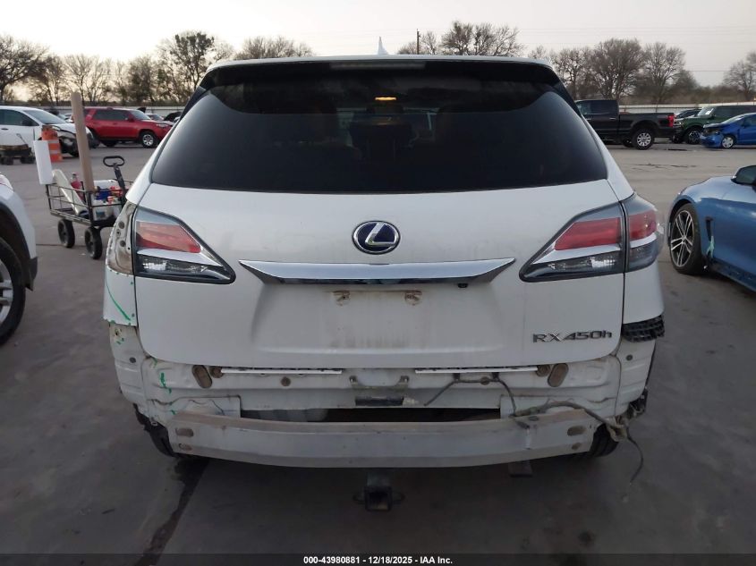 2014 Lexus Rx 450H VIN: JTJZB1BA5E2413389 Lot: 43980881