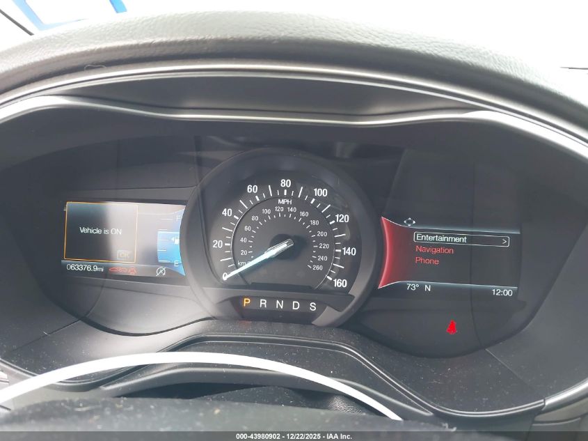 2019 Ford Fusion Se VIN: 3FA6P0HD2KR170060 Lot: 43980902