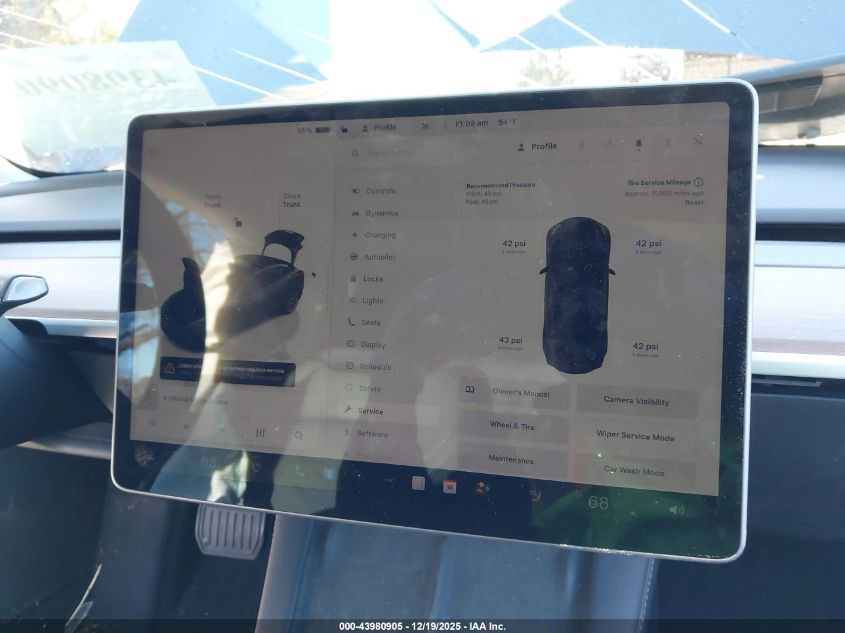 2023 Tesla Model 3 Rear-Wheel Drive VIN: 5YJ3E1EA1PF705021 Lot: 43980905