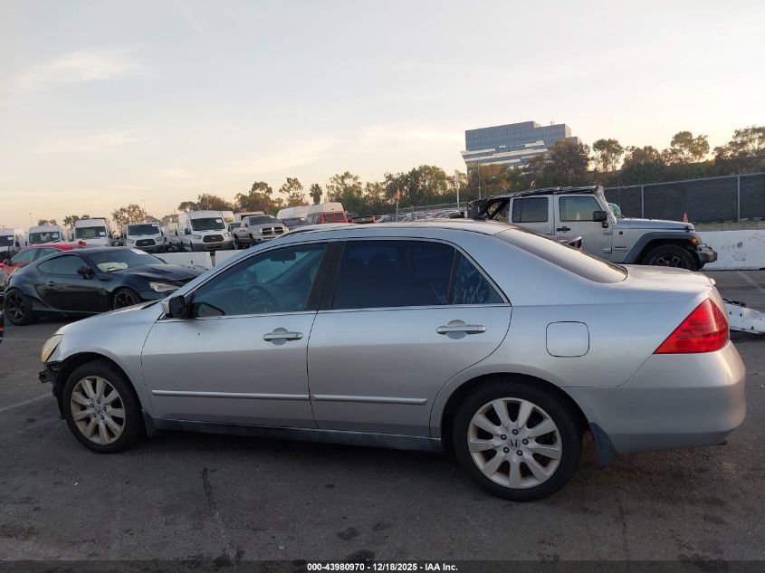 2007 Honda Accord 3.0 Se VIN: 1HGCM66437A044286 Lot: 43980970