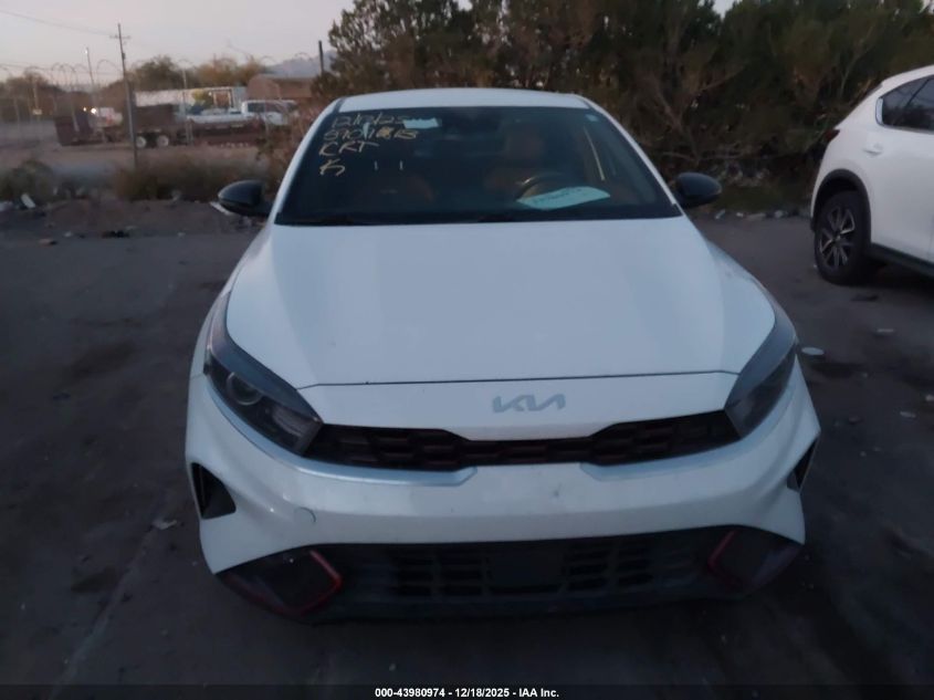 2022 Kia Forte Gt-Line VIN: 3KPF54AD9NE475763 Lot: 43980974