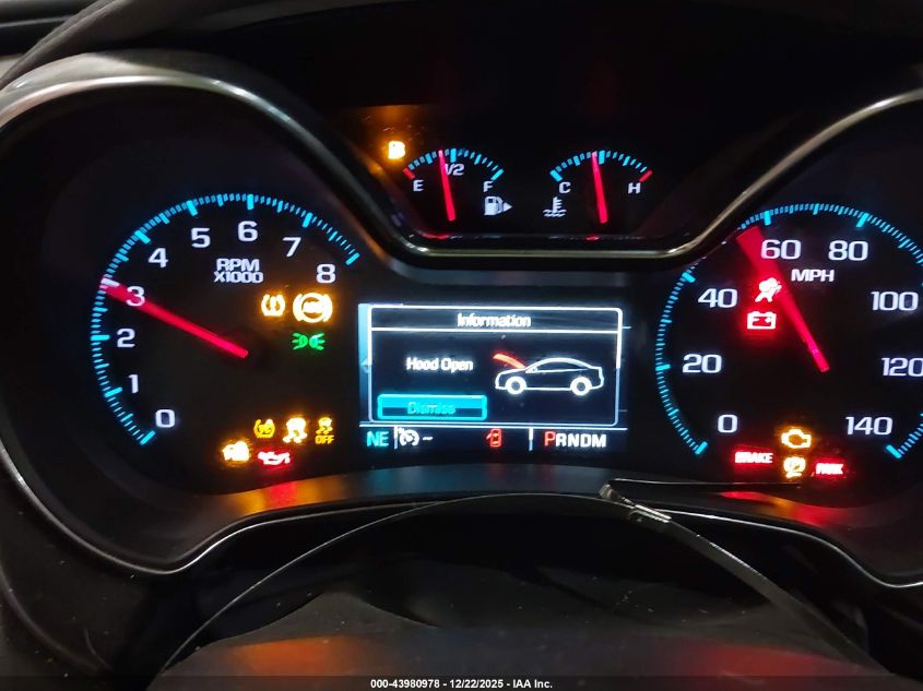 2016 Chevrolet Impala 2Lt VIN: 2G1115S38G9177491 Lot: 43980978