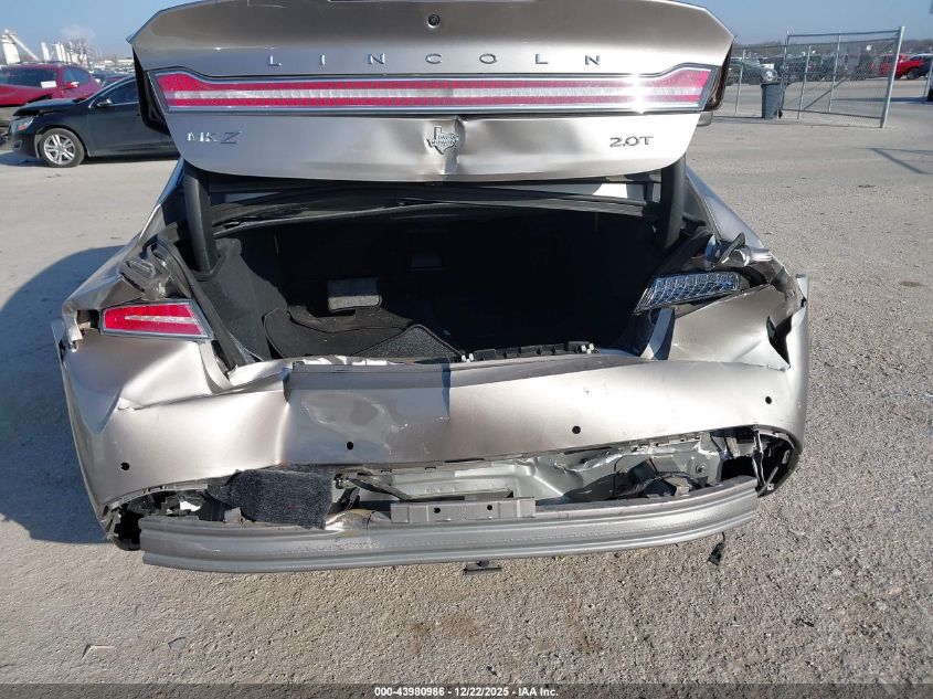 2019 Lincoln Mkz Standard VIN: 3LN6L5A94KR608582 Lot: 43980986