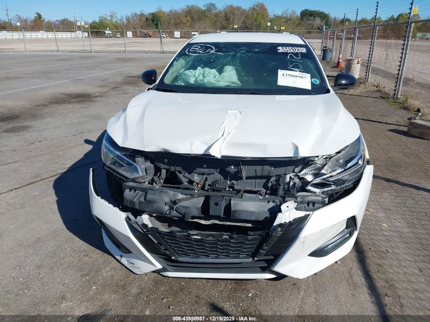 2021 Nissan Sentra Sr Xtronic Cvt VIN: 3N1AB8DV4MY232117 Lot: 43980987