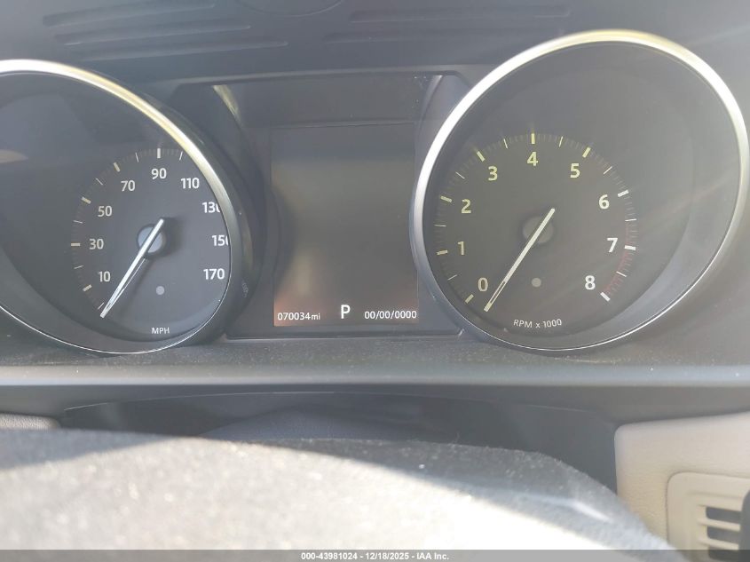 2016 Land Rover Range Rover Sport 3.0L V6 Supercharged Hse VIN: SALWR2PF7GA113625 Lot: 43981024