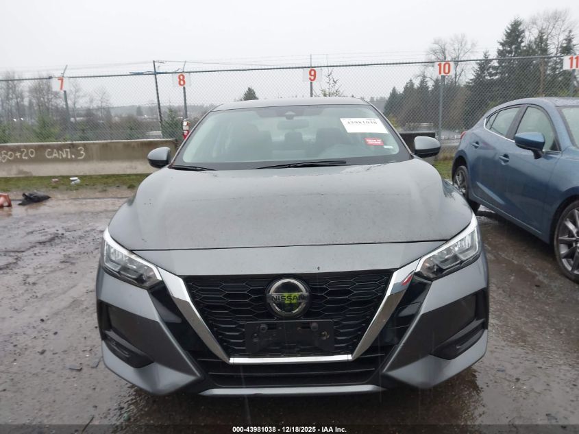 2021 Nissan Sentra Sv Xtronic Cvt VIN: 3N1AB8CV8MY253750 Lot: 43981038