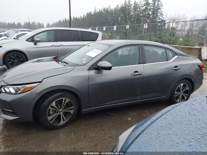 2021 Nissan Sentra Sv Xtronic Cvt VIN: 3N1AB8CV8MY253750 Lot: 43981038