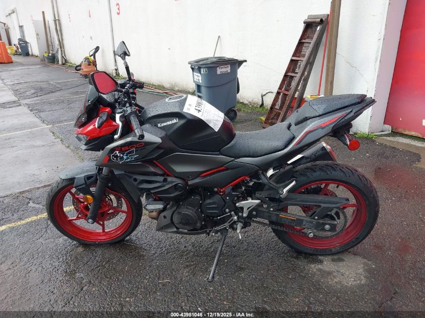 2025 Kawasaki Er500 VIN: ML5ERGF1XSDA58324 Lot: 43981046