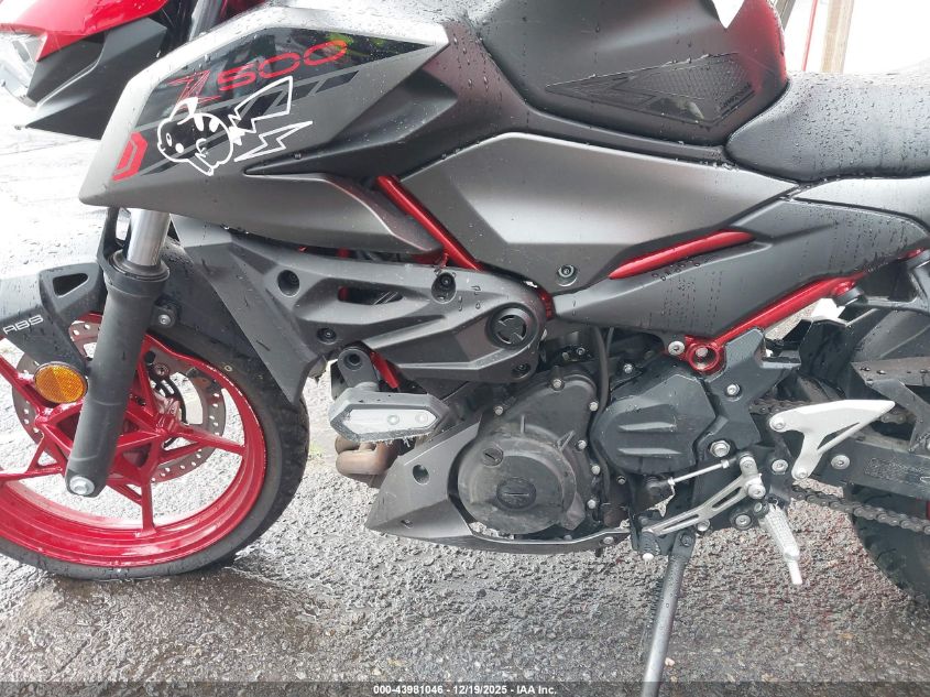 2025 Kawasaki Er500 VIN: ML5ERGF1XSDA58324 Lot: 43981046