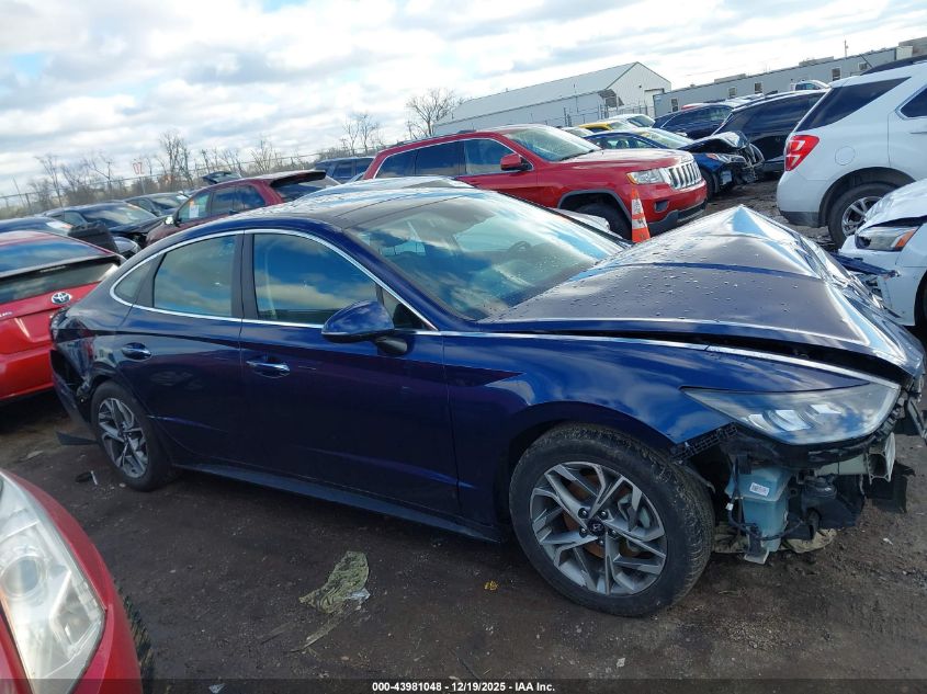 2021 Hyundai Sonata Sel VIN: 5NPEF4JA8MH110077 Lot: 43981048