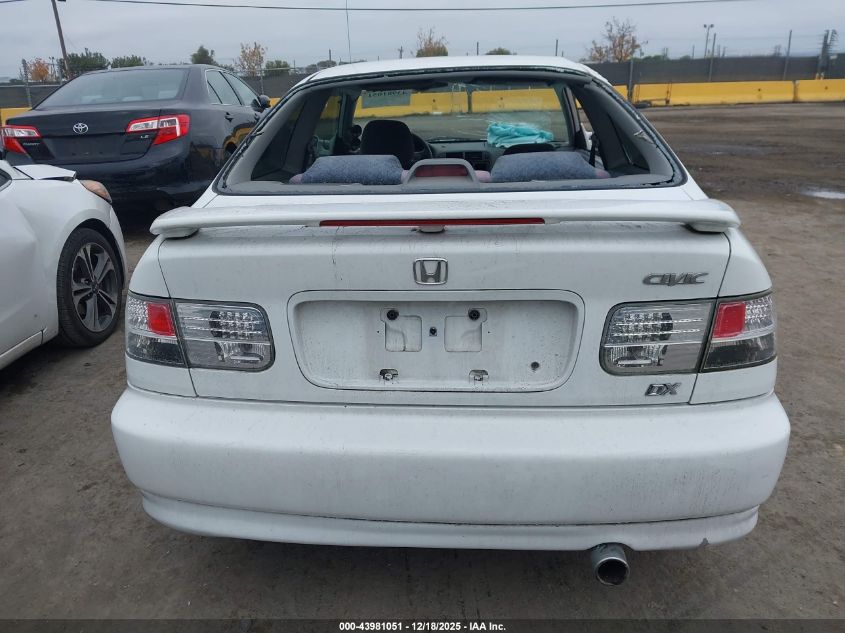 1997 Honda Civic Dx VIN: 1HGEJ6220VL115709 Lot: 43981051