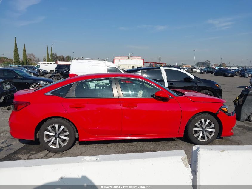 2022 Honda Civic Lx VIN: 2HGFE2F2XNH507945 Lot: 43981054