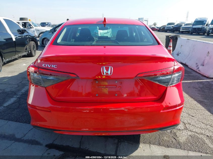 2022 Honda Civic Lx VIN: 2HGFE2F2XNH507945 Lot: 43981054