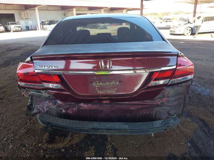 2013 Honda Civic Lx VIN: 19XFB2F5XDE283913 Lot: 43981058