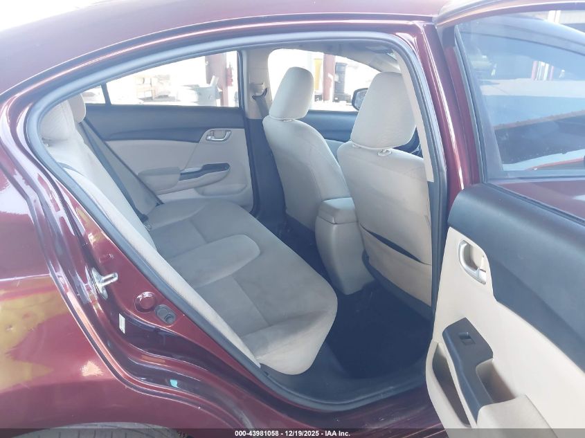 2013 Honda Civic Lx VIN: 19XFB2F5XDE283913 Lot: 43981058