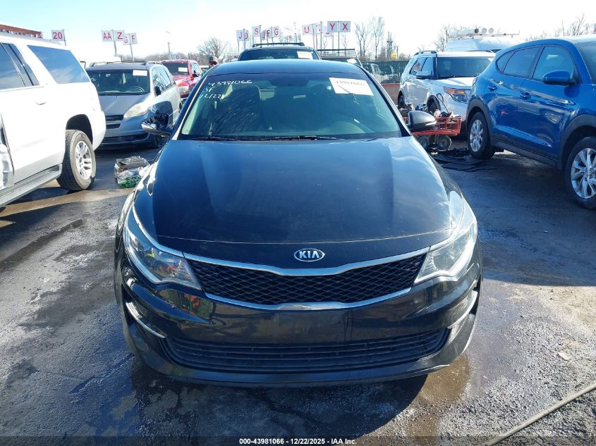 2018 Kia Optima Lx VIN: 5XXGT4L33JG267913 Lot: 43981066