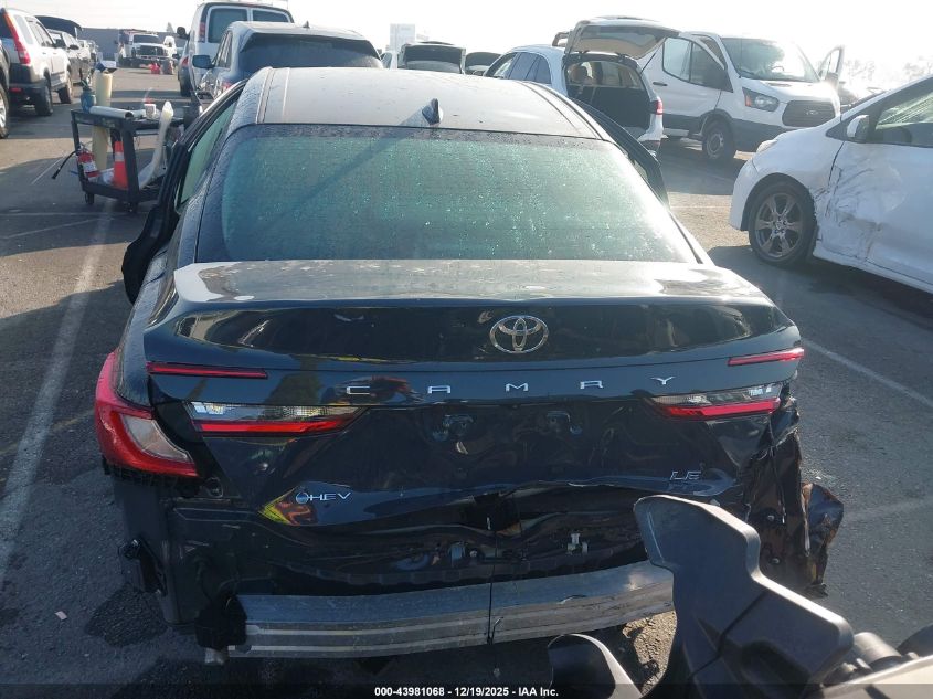 2025 Toyota Camry Le VIN: 4T1DAACK6SU113363 Lot: 43981068