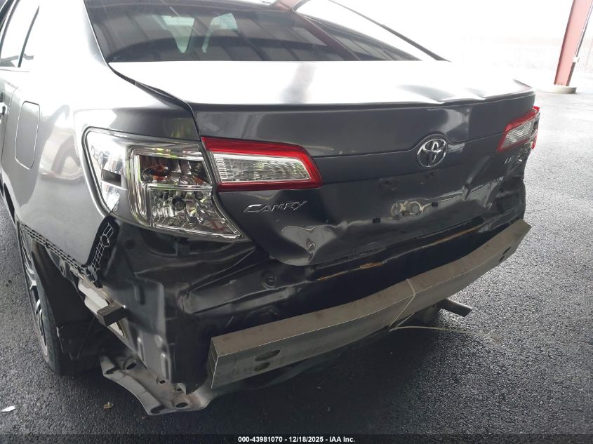 2013 Toyota Camry Le VIN: 4T4BF1FK1DR276502 Lot: 43981070