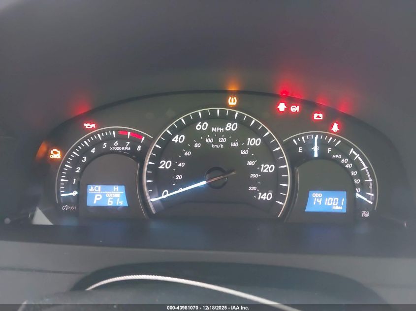 2013 Toyota Camry Le VIN: 4T4BF1FK1DR276502 Lot: 43981070