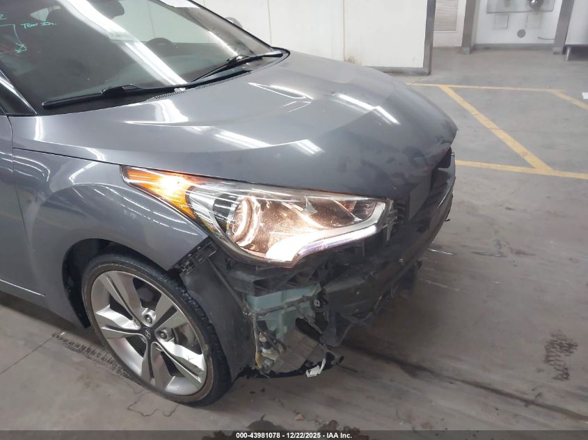 2017 Hyundai Veloster Value Edition VIN: KMHTC6AD9HU317834 Lot: 43981078